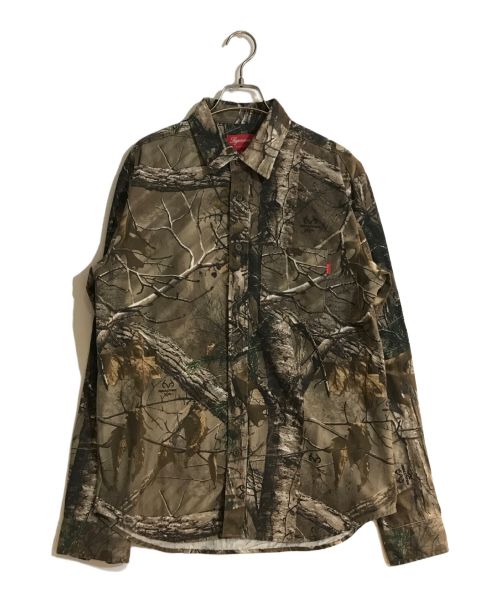 SUPREME（シュプリーム）SUPREME (シュプリーム) 17FW Realtree Camo Flannel Shirt/17FWリアルツリーカモフランネルシャツ ブラウン サイズ:Mの古着・服飾アイテム