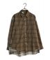 N.HOOLYWOOD（エヌ ハリウッド）の古着「BIG CHECK SHIRT/ビックチェックシャツ」｜ブラウン