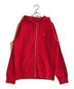 SUPREMEシュプリーム）の古着「SMALLBOX ZIPUP HOODEDSWEATSHIRT/スモールボックスジップアップフードスウェットシャツ」｜レッド