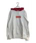 SUPREME（シュプリーム）の古着「14SS BOX LOGO PULLOVER HOODIE/14SSボックスロゴフーディー」｜ホワイト×レッド