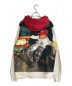 SUPREME (シュプリーム) COMME des GARCONS SHIRT (コムデギャルソンシャツ) 14SS BOX LOGO PULLOVER HOODIE/14SSボックスロゴフーディー ホワイト×レッド サイズ:Ⅿ：27000円