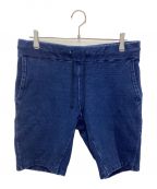 REMI RELIEF×BEAMS PLUSレミレリーフ×ビームスプラス）の古着「別注 Indigo Sweat Shorts/別注インディゴスウェットショーツ」｜インディゴ