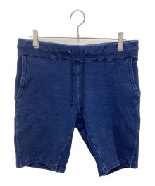 REMI RELIEF×BEAMS PLUS（レミレリーフ×ビームスプラス）の古着「別注 Indigo Sweat Shorts/別注インディゴスウェットショーツ」｜インディゴ