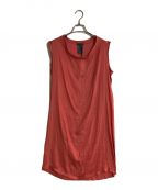 ANN DEMEULEMEESTERアンドゥムルメステール）の古着「TUNIC ARIANA RED チュニック/チュニックアリアナレッド」｜ピンク