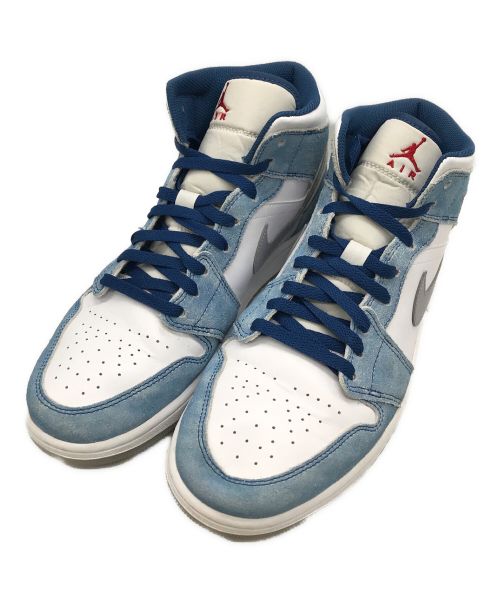 NIKE（ナイキ）NIKE (ナイキ) Nike Air Jordan 1 Mid SE/ナイキエアジョーダン１ミッドSE White/Hyper Royal/Re サイズ:29cmの古着・服飾アイテム