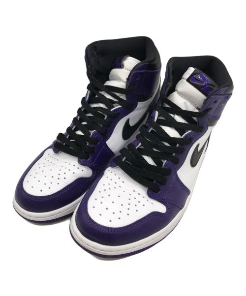 NIKE（ナイキ）NIKE (ナイキ) AJ1 RETRO HI OG/エアジョーダン1レトロハイOG パープル サイズ:27cmの古着・服飾アイテム