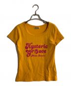 hystericsヒステリックス）の古着「MUSIC LOVERS チビTシャツ」｜イエロー