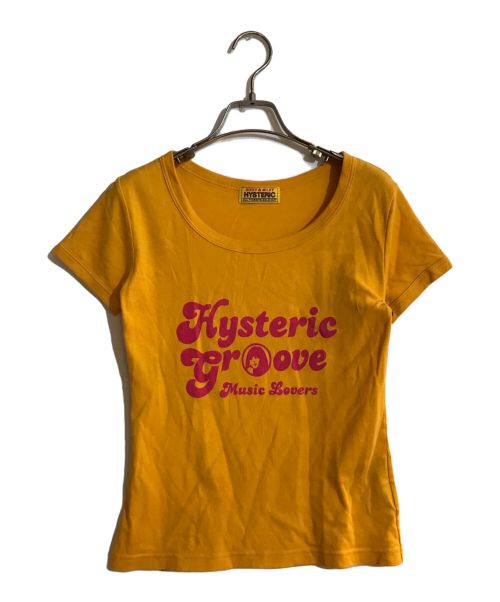 hysterics（ヒステリックス）hysterics (ヒステリックス) MUSIC LOVERS チビTシャツ イエロー サイズ:FREEの古着・服飾アイテム