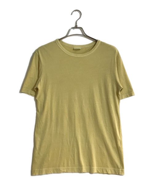 DRIES VAN NOTEN（ドリスヴァンノッテン）DRIES VAN NOTEN (ドリスヴァンノッテン) ストレッチ プレーンTシャツ イエロー サイズ:XSの古着・服飾アイテム