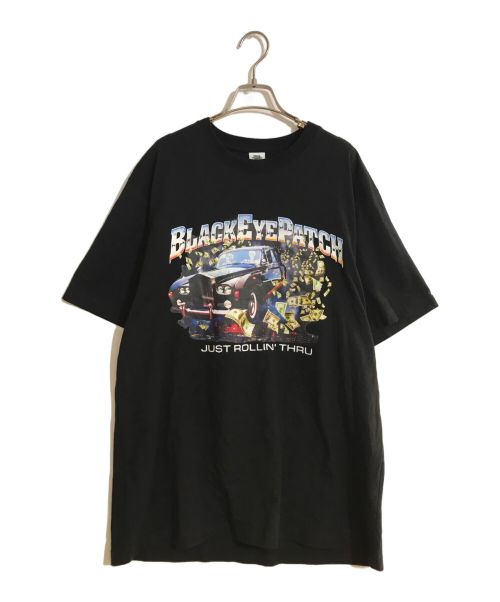 THE BLACK EYE PATCH（ブラックアイパッチ）THE BLACK EYE PATCH (ブラックアイパッチ) ROLLIN THRU TEE/ ローリン スルーティ ブラック サイズ:XLの古着・服飾アイテム