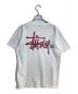 stussy (ステューシー) フロッキープリントＴシャツ ホワイト サイズ:M：6000円