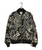 sacaiサカイ）の古着「Floral Embroidered Patch Blouson」｜ブラック