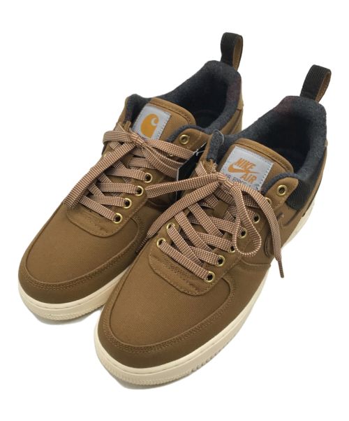 NIKE（ナイキ）NIKE (ナイキ) CarHartt (カーハート) Nike Air Force 1 Low Carhartt WIP Ale Brown ブラウン サイズ:28cm 未使用品の古着・服飾アイテム