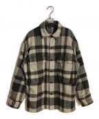 KAPTAIN SUNSHINEキャプテンサンシャイン）の古着「Mill Shirt Jacket」｜アイボリー×ブラック