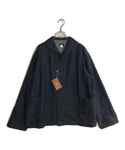 POST O'ALLS（ポストオーバーオールズ）POST O'ALLS (ポストオーバーオールズ) 10DI NAVY BLU-F インディゴ サイズ:L 未使用品の古着・服飾アイテム