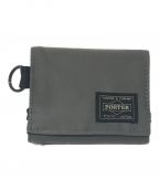 PORTERポーター）の古着「PX TANKER HOLIDAY WALLET」｜グレー