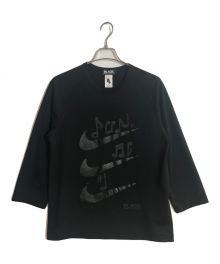 BLACK COMME des GARCONS×NIKE（ブラック コムデギャルソン×ナイキ）の古着「ラグランカットソー」｜ブラック