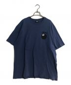 stussyステューシー）の古着「8ボールtシャツ」｜ブルー