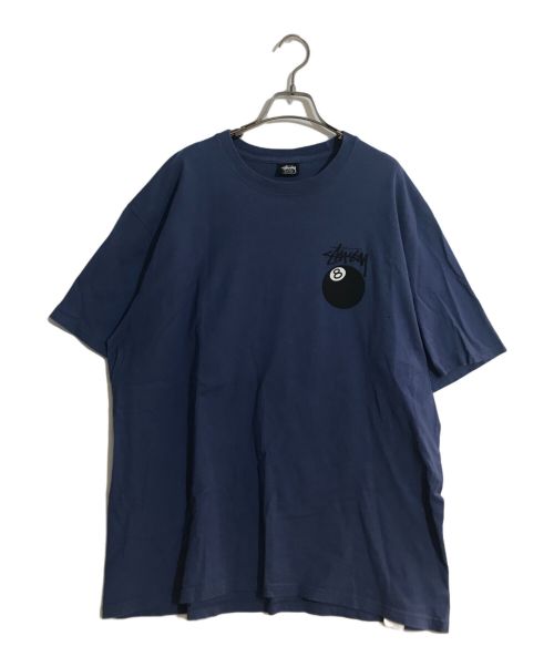 stussy（ステューシー）stussy (ステューシー) 8ボールtシャツ ブルー サイズ:XLの古着・服飾アイテム