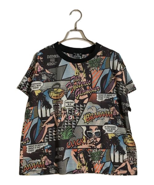 Hysteric Glamour（ヒステリックグラマー）Hysteric Glamour (ヒステリックグラマー) VEGAS DAYS パワーネットTEE/ベガスデイズパワーネットティー マルチカラー サイズ:FREEの古着・服飾アイテム