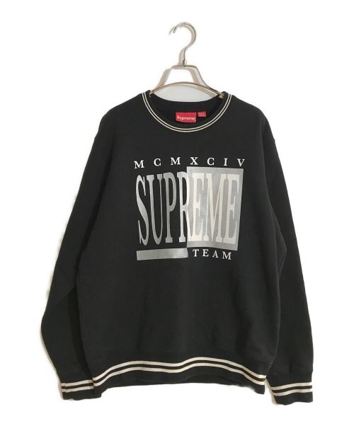 SUPREME（シュプリーム）SUPREME (シュプリーム) 17FW Team Crewneck/17FWチームクルーネック ブラック サイズ:Mの古着・服飾アイテム