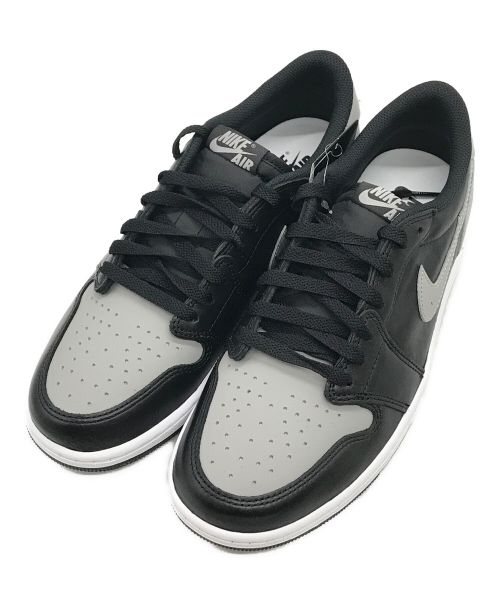 NIKE（ナイキ）NIKE (ナイキ) AIR JORDAN 1 RETRO LOW OG/エアジョーダン1レトロロウオリジナル グレー×ブラック サイズ:27.5cm 未使用品の古着・服飾アイテム