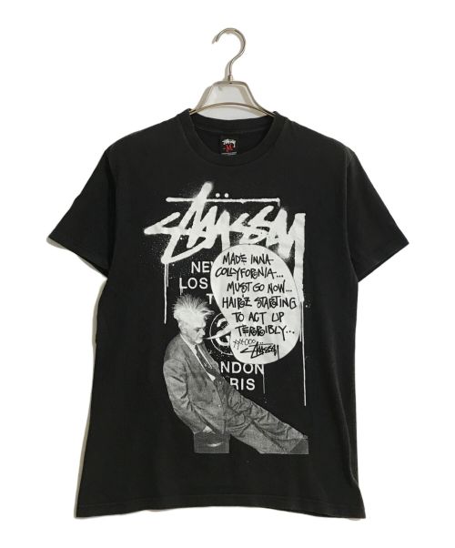 stussy（ステューシー）stussy (ステューシー) TERRIBLY プリントTシャツ/テリブリィプリントティーシャツ ブラック サイズ:Mの古着・服飾アイテム