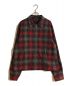 MINEDENIM（マインデニム）の古着「Grandrelle V.Check Flannel Zipup BZ/チェックフランネルジップアップブルゾン」｜レッド×ブラック