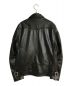 THE CRIMIE (ザ クライミー) SPANISH LAMB LEATHER SINGLE BIKER JACKET ブラック サイズ:M：26000円