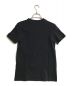 MAISON KITSUNE. (メゾンキツネ) DOUBLE FOX HEAD PATCH TEE/ダブルフォックスヘッドパッチティー ブラック サイズ:S：6000円