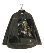 and wanderアンドワンダー）の古着「NAOKI ISHIKAWA THE VOID CORDURA shirt/ナオキイシカワザボイドコーデュラシャツ」｜グレー