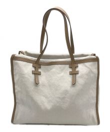 IACUCCI（イアクッチ）の古着「AMELIA canvas tote bag/アメリア キャンバス トートバッグ」｜ベージュ