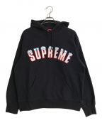 SUPREMEシュプリーム）の古着「icy arc hooded sweatshirt/アイシーアークフーデッドスウェットシャツ」｜ネイビー