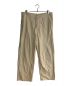 AURALEE（オーラリー）の古着「WASHED FINX TWILL EASY WIDE PANTS/ ウォッシュドフィンクスツイルイージーパンツ」｜ベージュ