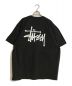 stussy (ステューシー) バックロゴプリントtシャツ ブラック サイズ:XXL：6000円