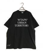 WTAPSダブルタップス）の古着「WUT SS COTTON T-SHIRT/コットンＴシャツ」｜ブラック