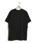 MSGM (エムエスジーエム) LOGO-PRINT COTTON T-shirt/ロゴプリント コットンTシャツ ブラック サイズ:S 未使用品：7000円