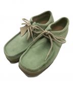 CLARKS ORIGINALSクラークス オリジナルズ）の古着「Wallabee Green Embroidery/ワラビー グリーン エンブロイダリー」｜グリーン