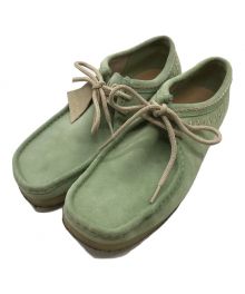 CLARKS ORIGINALS（クラークス オリジナルズ）の古着「Wallabee Green Embroidery/ワラビー グリーン エンブロイダリー」｜グリーン