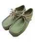 Clarks Originals（クラークス オリジナルズ）の古着「Wallabee Green Embroidery/ワラビー グリーン エンブロイダリー」｜グリーン