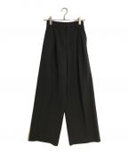 NEAUニュー）の古着「Tuck wide trousers/タックワイドトラウザーズ」｜グレー