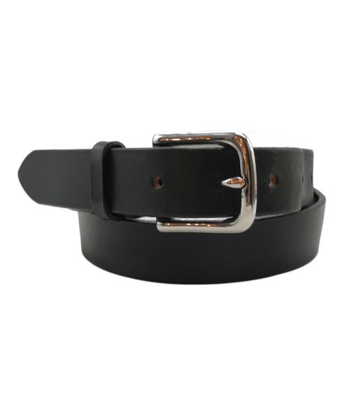 Whitehouse Cox（ホワイトハウスコックス）Whitehouse Cox (ホワイトハウスコックス) 28 mm BRIDLE LEATHER BELT/28ｍｍブライドルレザーベルト ブラック サイズ:32の古着・服飾アイテム