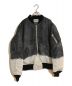 NOMA t.d.（ノーマティーディー）の古着「Hand Dyed Reversible Flight Jacket」｜ブラック×ホワイト