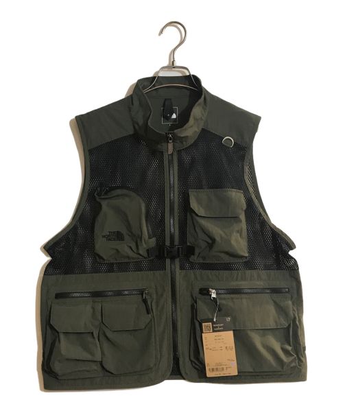 THE NORTH FACE（ザ ノース フェイス）THE NORTH FACE (ザ ノース フェイス) Utility Mesh Vest/ユーティリティーメッシュベスト オリーブ サイズ:Ｌ 未使用品の古着・服飾アイテム