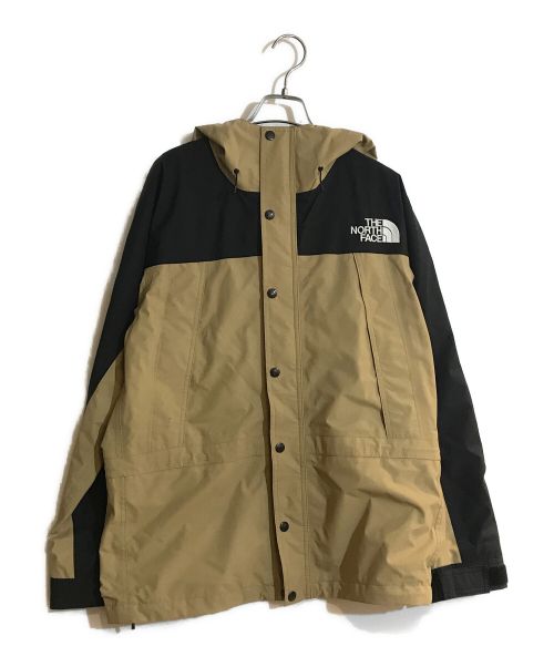 THE NORTH FACE（ザ ノース フェイス）THE NORTH FACE (ザ ノース フェイス) マウンテンライトジャケット ベージュ×ブラック サイズ:Mの古着・服飾アイテム