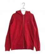 SUPREMEシュプリーム）の古着「SMALLBOX ZIPUP HOODEDSWEATSHIRT/スモールボックスジップアップフードスウェットシャツ」｜レッド