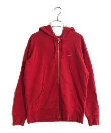 SUPREME（シュプリーム）の古着「SMALLBOX ZIPUP HOODEDSWEATSHIRT/スモールボックスジップアップフードスウェットシャツ」｜レッド