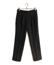 BEAMS F×IGARASHI TROUSERS（ビームスエフ×イガラシ トラウザーズ）の古着「2プリーツ サイドアジャスター スラックス」｜グレー