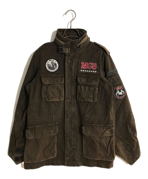 Hysteric Glamour（ヒステリックグラマー）Hysteric Glamour (ヒステリックグラマー) M-65タイプ ワッペン付ジャケット ブラウン サイズ:Freeの古着・服飾アイテム