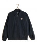 HUFハフ）の古着「ALOHA ZIP JACKET/アロハジップジャケット」｜ネイビー